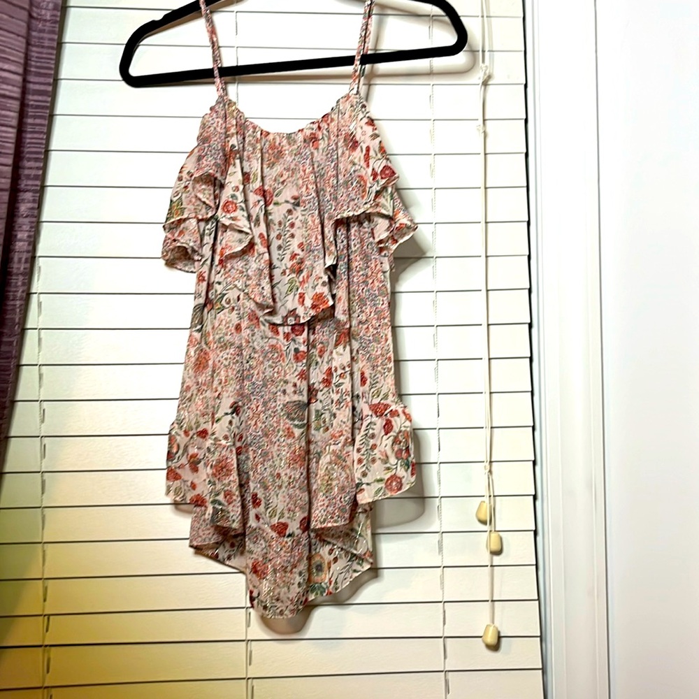 Victoria’s Secret Floral Chiffon Ruffled Sleepwear